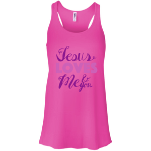 Jesus Loves Me and You Racerback