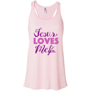 Jesus Loves Me and You Racerback