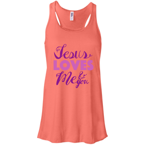 Jesus Loves Me and You Racerback